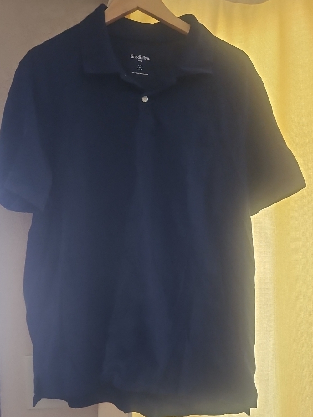 Goodfellow & Co Navy Short-Sleeve Polo